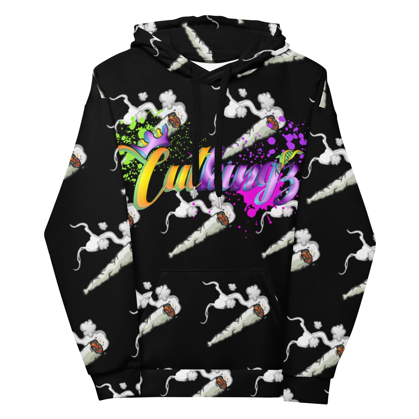 Black CutKingz Spliff Unisex Hoodie