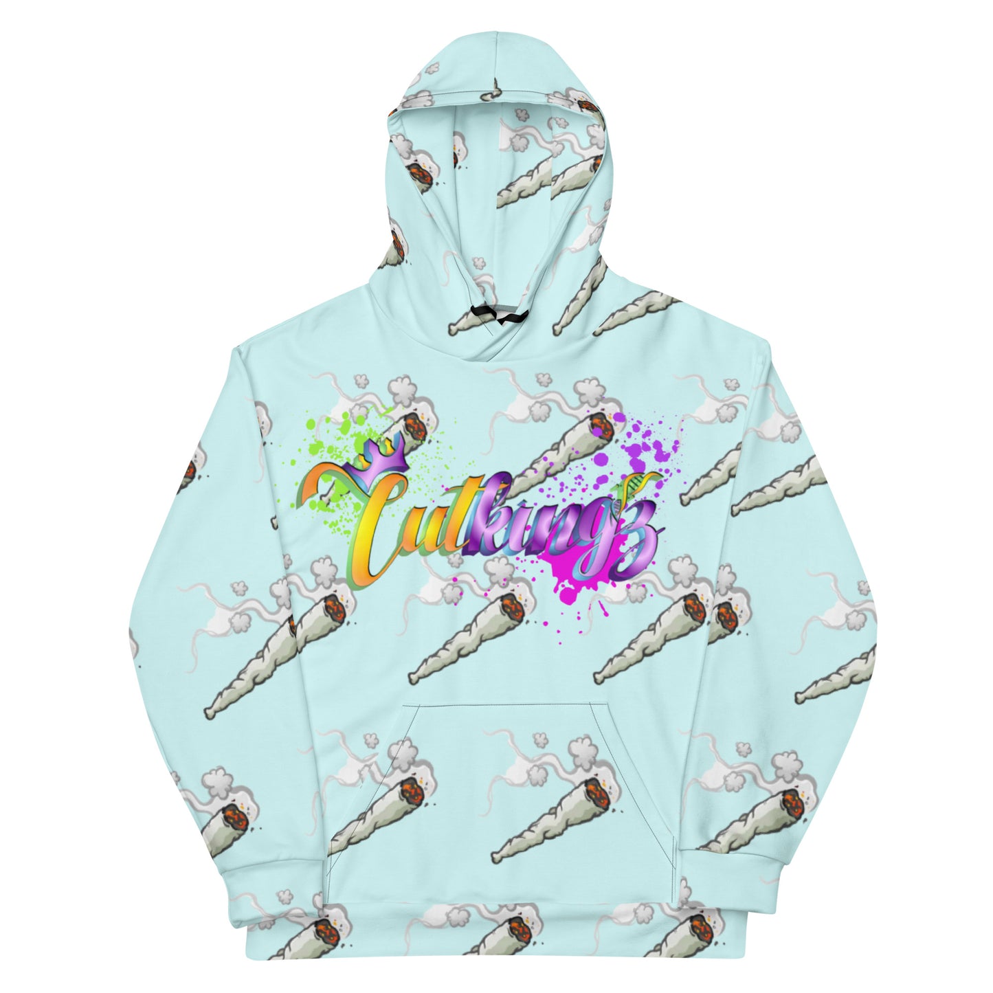 CutKingz Spliff AquaUnisex Hoodie