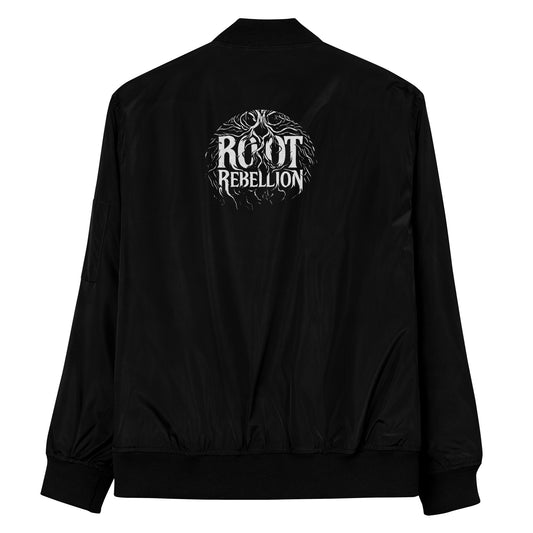 Root Rebellion Embroidered Premium recycled bomber jacket